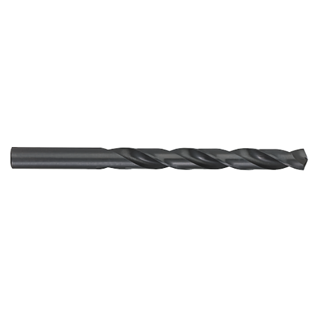 Titan USA CD44231 | 0.1200" Diameter x 0.1200" Shank x 1.6250" (1-5/8) Flute Length x 2.7500" (2-3/4) OAL 2 Flute Black Oxide Coated High Speed Steel Jobber Length Drill Bit