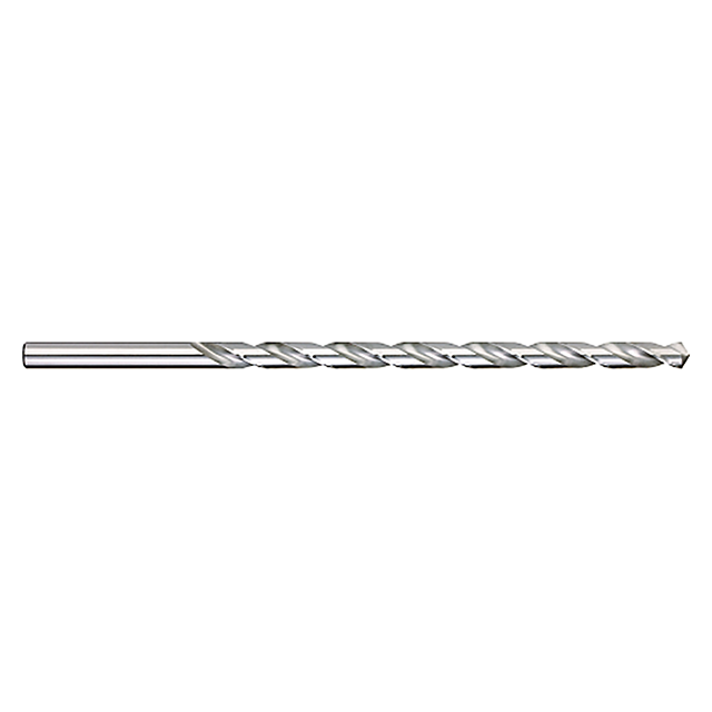Titan USA CD68623 | 0.3594" (23/64) Diameter x 0.3594" (23/64) Shank x 9.0000" (9) Flute Length x 12.0000" (12) OAL 2 Flute Bright Coated High Speed Steel Extra Long Drill Bit