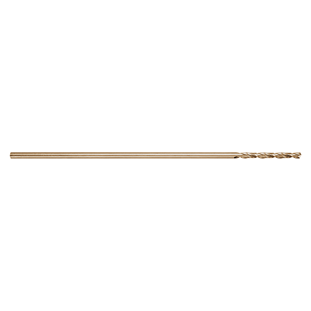 Titan USA CD68810 | 0.1563" (5/32) Diameter x 0.1563" (5/32) Shank x 2.0000" (2) Flute Length x 12.0000" (12) OAL 2 Flute Gold Oxide Coated Cobalt Aircraft Extension Drill