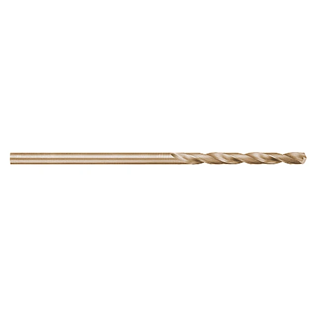 Titan USA CD67710 | 0.1563" (5/32) Diameter x 0.1563" (5/32) Shank x 2.0000" (2) Flute Length x 6.0000" (6) OAL 2 Flute Gold Oxide Coated Cobalt Aircraft Extension Drill