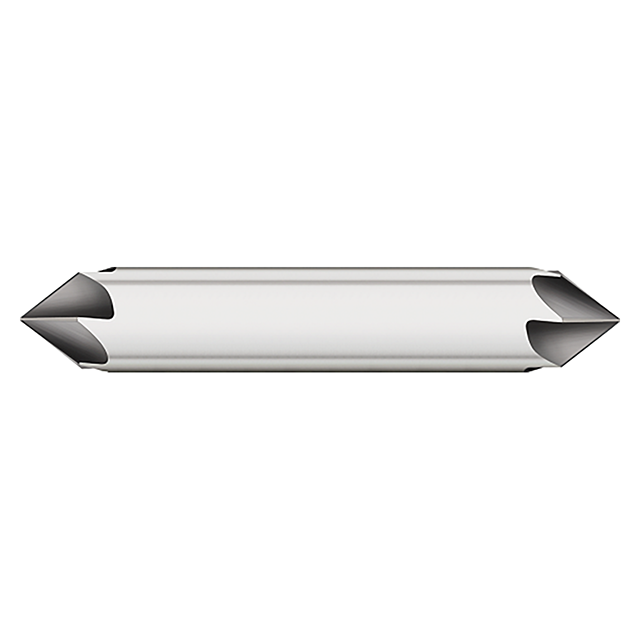 Titan USA CS36174 | 0.3750" (3/8) Diameter x 0.3750" (3/8) Shank x 2.5000" (2-1/2) OAL 90 Degree Included Angle 6 Flute Uncoated Carbide Countersink