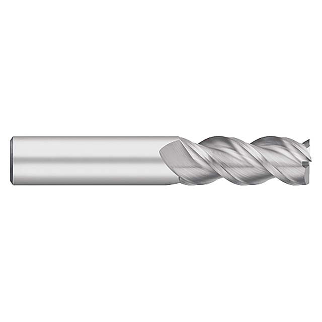 Titan USA TC62820 | 0.3125" (5/16) Diameter x 0.3125" (5/16) Shank x 0.8125" (13/16) LOC x 2.5000" (2-1/2) OAL 3 Flute Uncoated Carbide Square End Mill