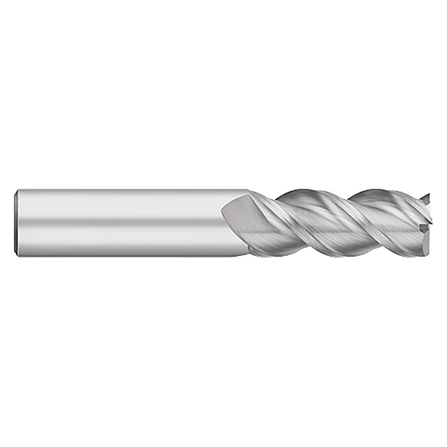 Titan USA TC62840 | 0.6250" (5/8) Diameter x 0.6250" (5/8) Shank x 1.6250" (1-5/8) LOC x 3.5000" (3-1/2) OAL 3 Flute Uncoated Carbide Square End Mill