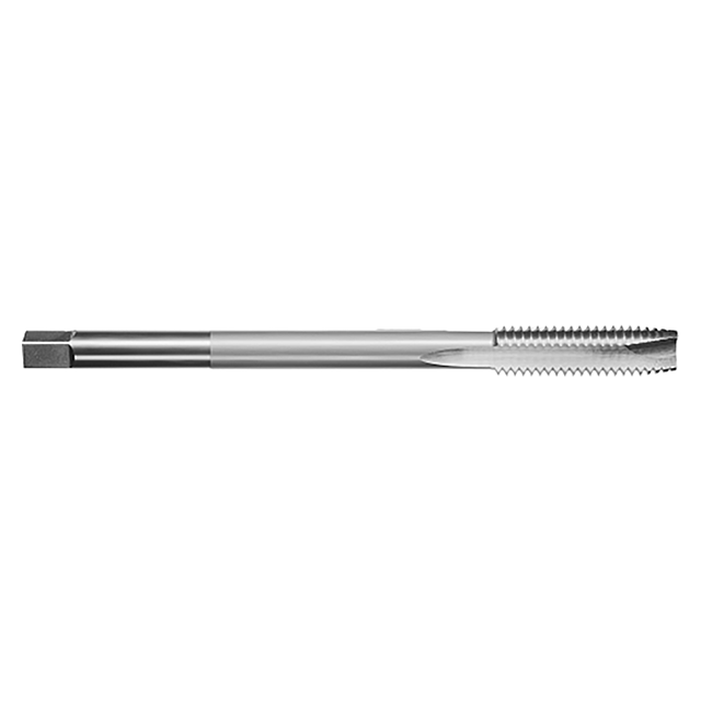 Titan USA TT94110 | 3/8"-24 Thread x 1.2500" (1-1/4) Thread Length x 0.2750" Shank x 6.0000" (6) OAL H3 Limit Uncoated High Speed Steel Spiral Point Tap