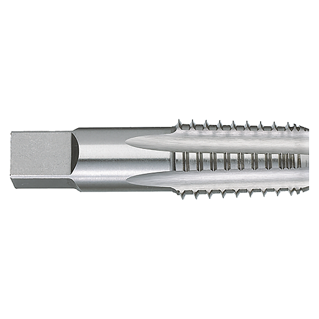 Titan USA TT93620 | 2-11-1/2" Thread x 1.7500" (1-3/4) Thread Length x 1.8750" (1-7/8) Shank x 4.5000" (4-1/2) OAL Uncoated High Speed Steel Interrupted Thread Pipe Tap