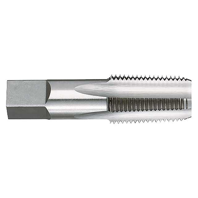 Titan USA TT93410 | 1/2"-14 Thread x 1.3750" (1-3/8) Thread Length x 0.6875" (11/16) Shank x 3.1250" (3-1/8) OAL Uncoated High Speed Steel Standard Pipe Tap