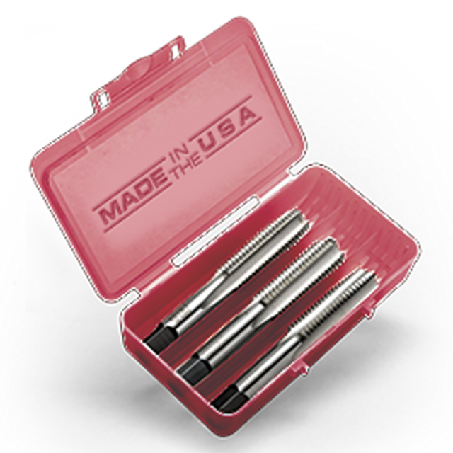 Titan USA TT90235 | #10-24 Thread x 0.1940" Shank x 0.8750" (7/8) LOC x 2.3750" (2-3/8) OAL H3 Limit 4 Flute Uncoated High Speed Steel Tap Set