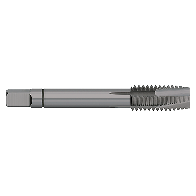 Titan USA TT98317 | M3.5 X 0.6 Thread x 0.1410" Shank x 0.4350" LOC x 2.0000" (2) OAL D3 Limit 3 Flute Steam Oxide Coated Powdered Metal Spiral Point Tap