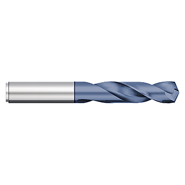 Titan USA CD60412 | 0.2900" Diameter x 0.2900" Shank x 2.7500" (2-3/4) OAL 135 Degree Point Angle 2 Flute Gold Oxide Cobalt Screw Machine Length Drill Bit