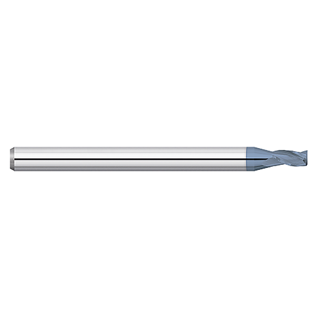 Titan USA TC30895 | 0.1200" Diameter x 0.1250" (1/8) Shank x 0.3600" LOC x 1.5000" (1-1/2) OAL 3 Flute ALTIN Coated Carbide Square End Mill