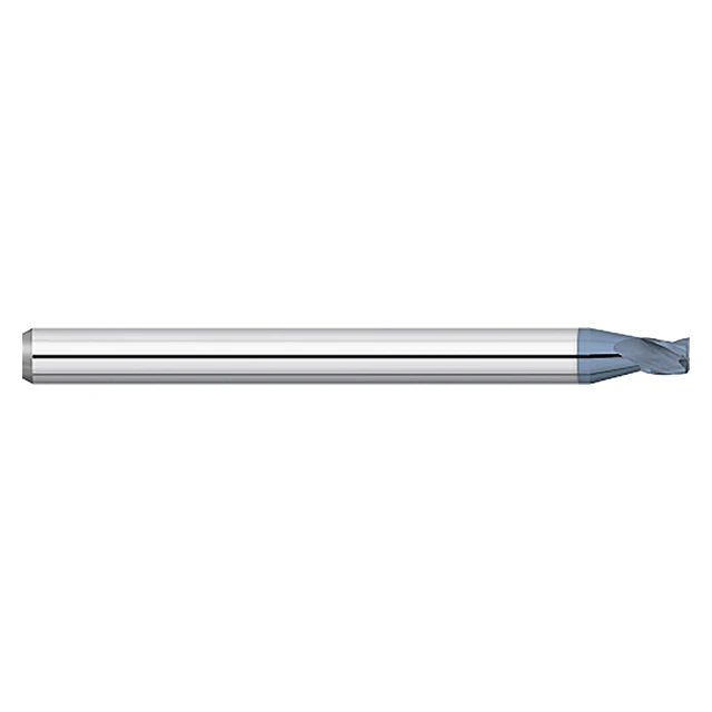 Titan USA TC30838 | 0.075" Diameter x 0.125" Shank x 0.113" LOC x 1.500" OAL x 30 Degree Helix Angle 3 Flute ALTIN Coated Carbide Square End Mill