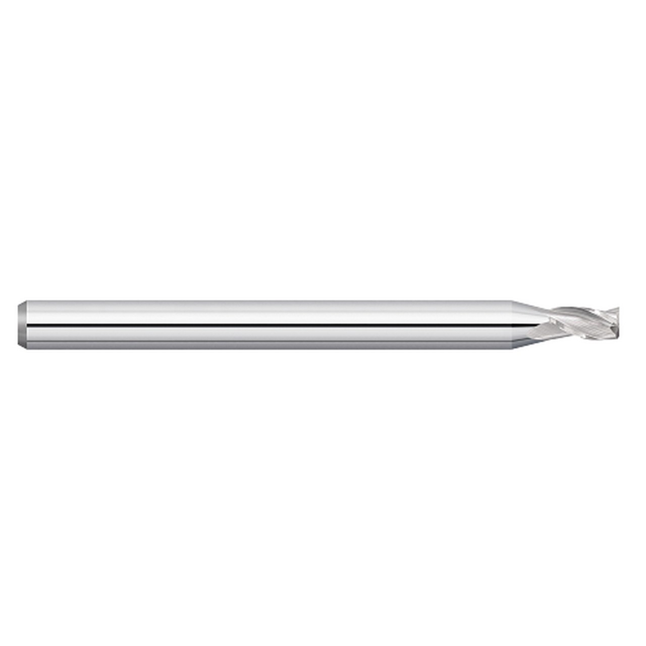 Titan USA TC30855 | 0.0400" Diameter x 0.1250" (1/8) Shank x 0.1200" LOC x 1.5000" (1-1/2) OAL 3 Flute Uncoated Carbide Square End Mill