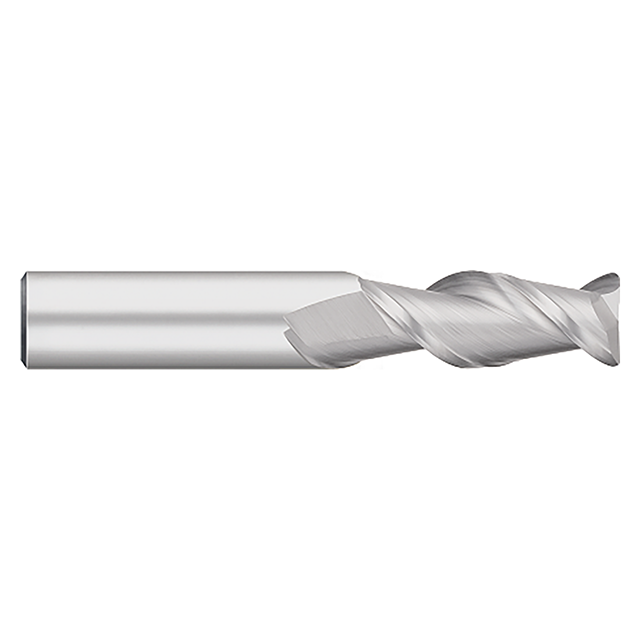 Titan USA TC62425 | 0.5000" (1/2) Diameter x 0.5000" (1/2) Shank x 1.2500" (1-1/4) LOC x 3.0000" (3) OAL x 0.0600" Radius 2 Flute Uncoated Carbide Corner Radius End Mill