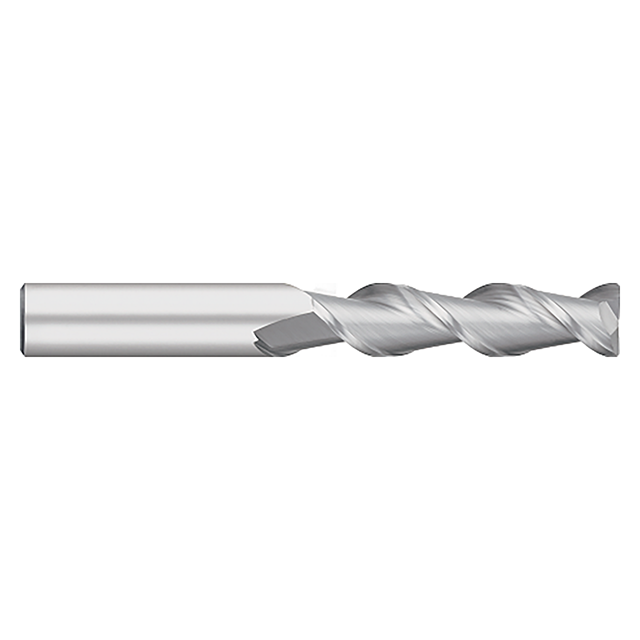 Titan USA TC62448 | 0.3750" (3/8) Diameter x 0.3750" (3/8) Shank x 1.5000" (1-1/2) LOC x 4.0000" (4) OAL x 0.0600" Radius 2 Flute Uncoated Carbide Corner Radius End Mill
