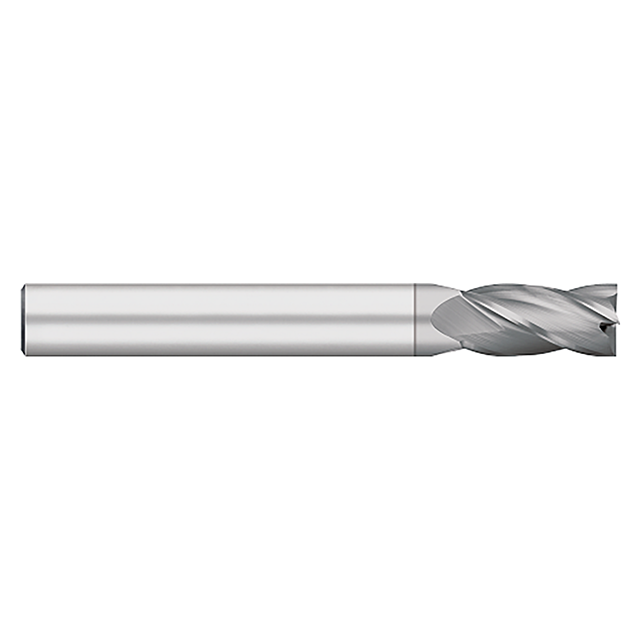Titan USA TC95520 | 0.3125" (5/16) Diameter x 0.3125" (5/16) Shank x 1.1250" (1-1/8) LOC x 3.0000" (3) OAL 4 Flute TICN Carbide Square End Mill