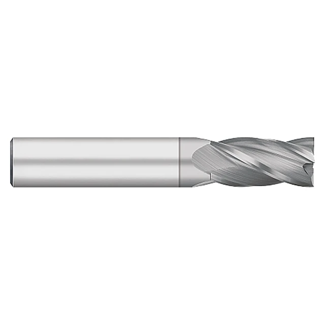 Titan USA TC90540 | 0.6250" (5/8) Diameter x 0.6250" (5/8) Shank x 1.2500" (1-1/4) LOC x 3.5000" (3-1/2) OAL 4 Flute TICN Carbide Square End Mill