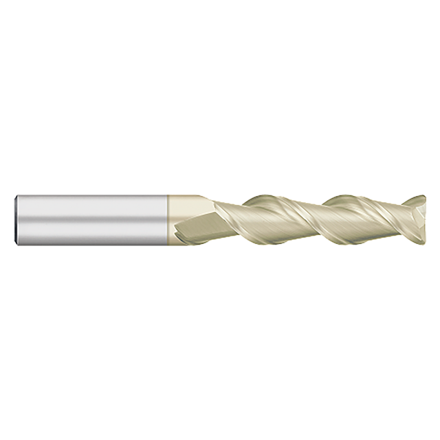 Titan USA TC62538 | 0.7500" (3/4) Diameter x 0.7500" (3/4) Shank x 2.5000" (2-1/2) LOC x 5.0000" (5) OAL x 0.0300" Radius 2 Flute ZRN Coated Carbide Corner Radius End Mill