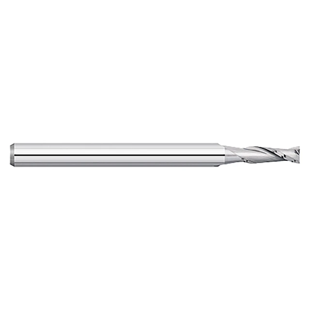 Titan USA TC56044 | 0.0440" Diameter x 0.1250" (1/8) Shank x 0.1320" LOC x 1.5000" (1-1/2) OAL 2 Flute Uncoated Carbide Square End Mill