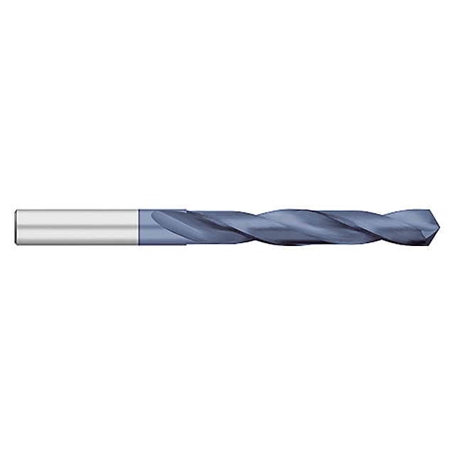 Titan USA TC79108 | 0.2660" Diameter x 0.2660" Shank x 3.5000" (3-1/2) OAL 118 Degree Point Angle 2 Flute ALTIN Coated Carbide Jobber Length Drill Bit
