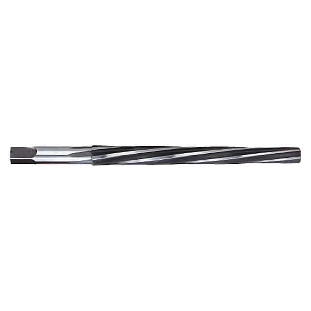 Titan USA TR97575 | 0.2008" Diameter x 0.2031" (13/64) Shank x 1.9375" (1-15/16) Margin Length x 3.1875" (3-3/16) OAL 6 Flute Uncoated High Speed Steel Taper Pin Reamer