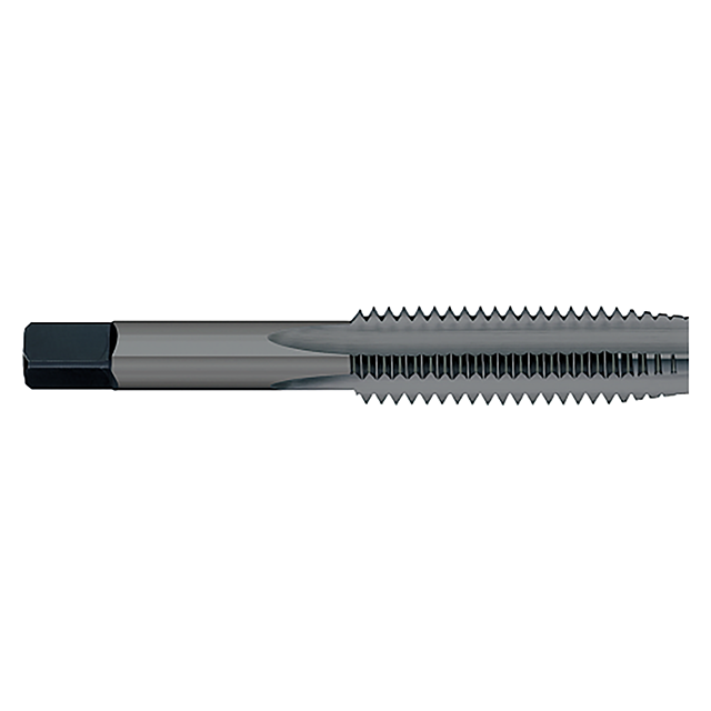Titan USA TT90486S | 7/16"-20 Thread x 0.3230" Shank x 1.4375" (1-7/16) LOC x 3.1563" OAL 4 Flute Steam Oxide Coated High Speed Steel Straight Flute Bottom Tap