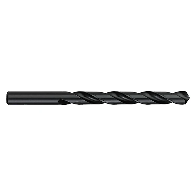 Titan USA CD40233 | 0.1130" Diameter x 0.1130" Shank x 2.6250" (2-5/8) OAL x 118 Degree Point Angle 2 Flute Black Oxide Coated High Speed Steel Jobber Length Drill Bit