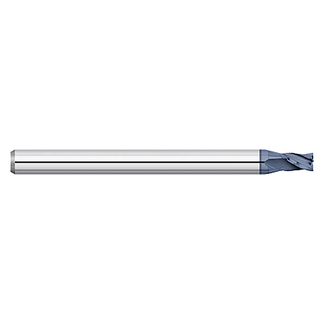Titan USA TC54270 | 0.0700" Diameter 0.1250" (1/8) Shank x 1.5000" (1-1/2) OAL x 0.1050" LOC 4 Flute ALTIN Coated Carbide Square End Mill