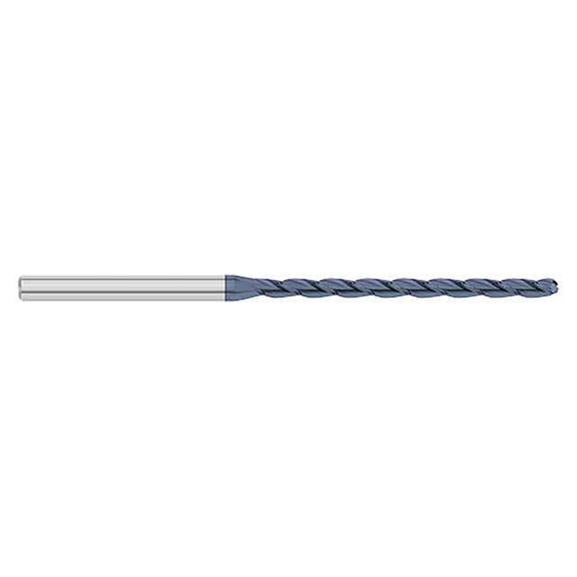 Titan USA TC53944 | 0.1200" Diameter x 0.1250" (1/8) Shank x 2.5000" (2-1/2) OAL x 1.5000" (1-1/2) LOC 3 Flute ALTIN Carbide Ball End Mill