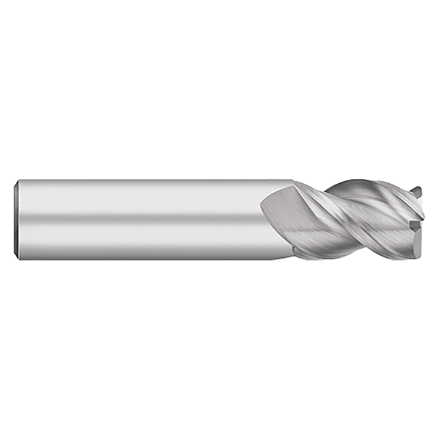 Titan USA TC63581 | 0.3125" (5/16) Diameter x 0.3125" (5/16) Shank x 0.0200" Corner Radius x 2.0000" (2) OAL 3 Flute Uncoated Carbide Corner Radius End Mill