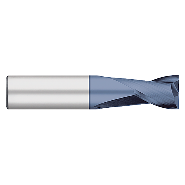 Titan USA TC11240 | 0.6250" (5/8) Diameter x 0.6250" (5/8) Shank x 0.7500" (3/4) LOC x 3.0000" (3) OAL 2 Flute ALTIN Coated Carbide Square End Mill