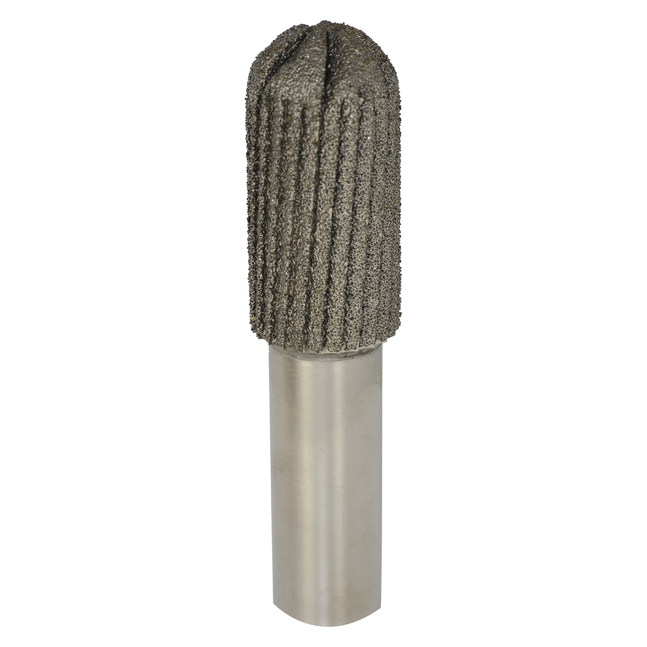 Onsrud 29-074 | 1.000" Diameter x 0.750" Shank x 2.000" LOC x 4.000" OAL 24 Flute High Speed Steel Ball Nose Diamond Grit Router