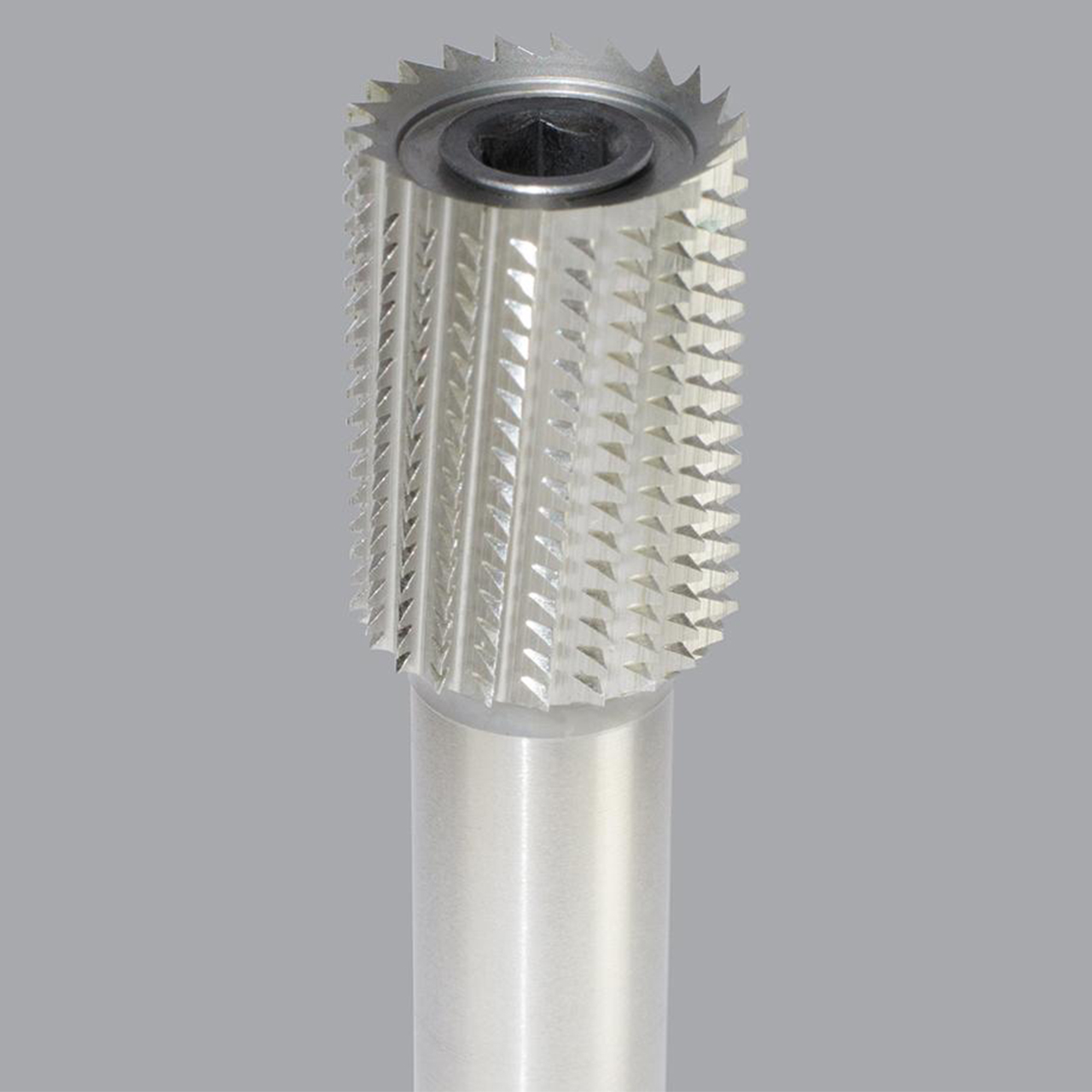 Onsrud 30-707 | 0.720" Diameter x 0.500" Shank x 1.000" LOC x 3.000" OAL 22 Flute High Speed Steel Diamond Pattern Router Bit