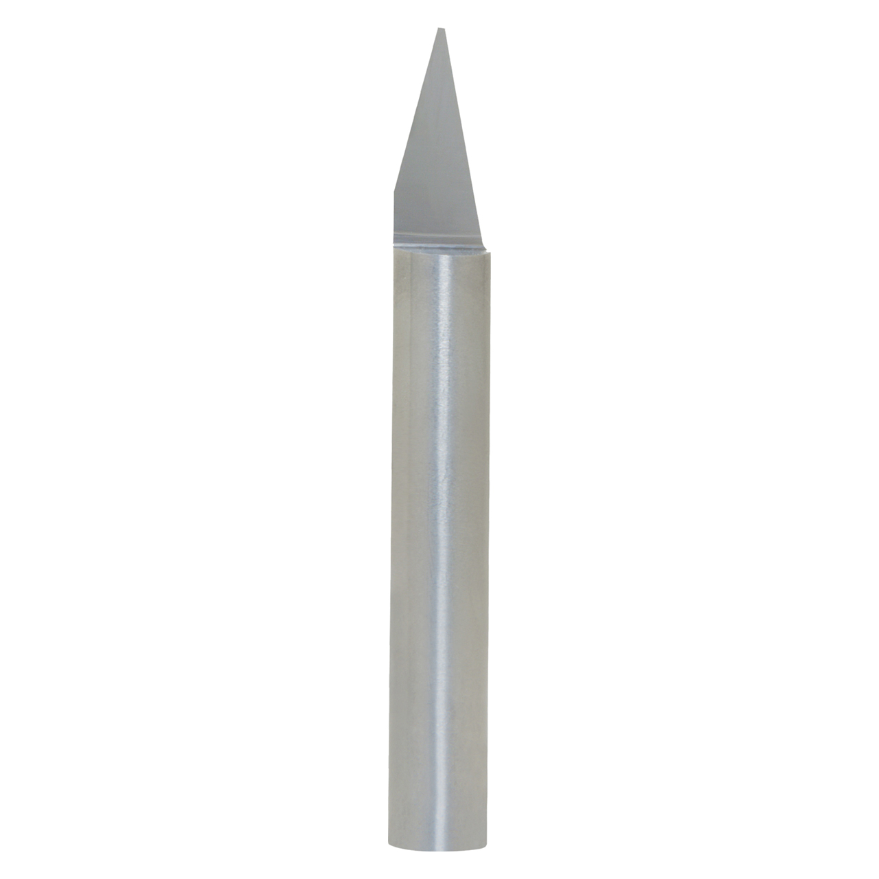 Onsrud 37-23 | 0.010" Diameter x 0.250" Shank x 0.500" LOC x 2.000" OAL Single Flute Solid Carbide Engraving Cutter