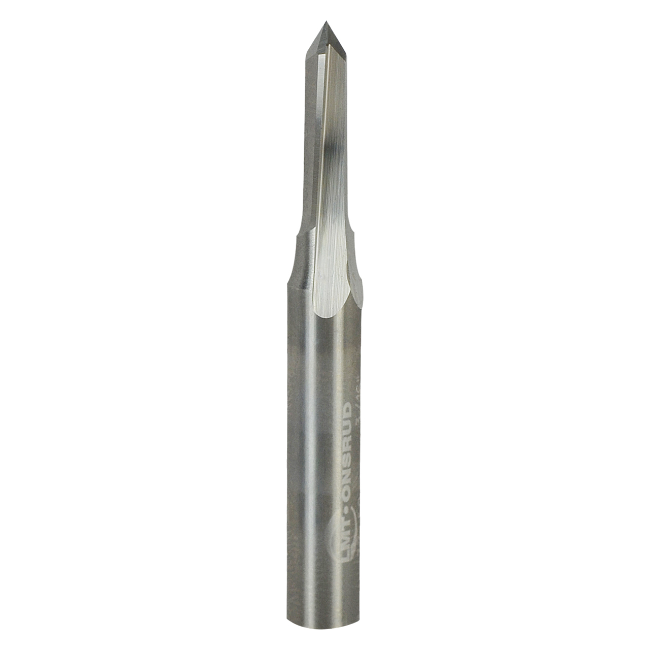 Onsrud 37-50 | 0.188" Diameter x 0.250" Shank x 0.625" LOC x 2.000" OAL 2 Flute Solid Carbide Engraving Router Bit