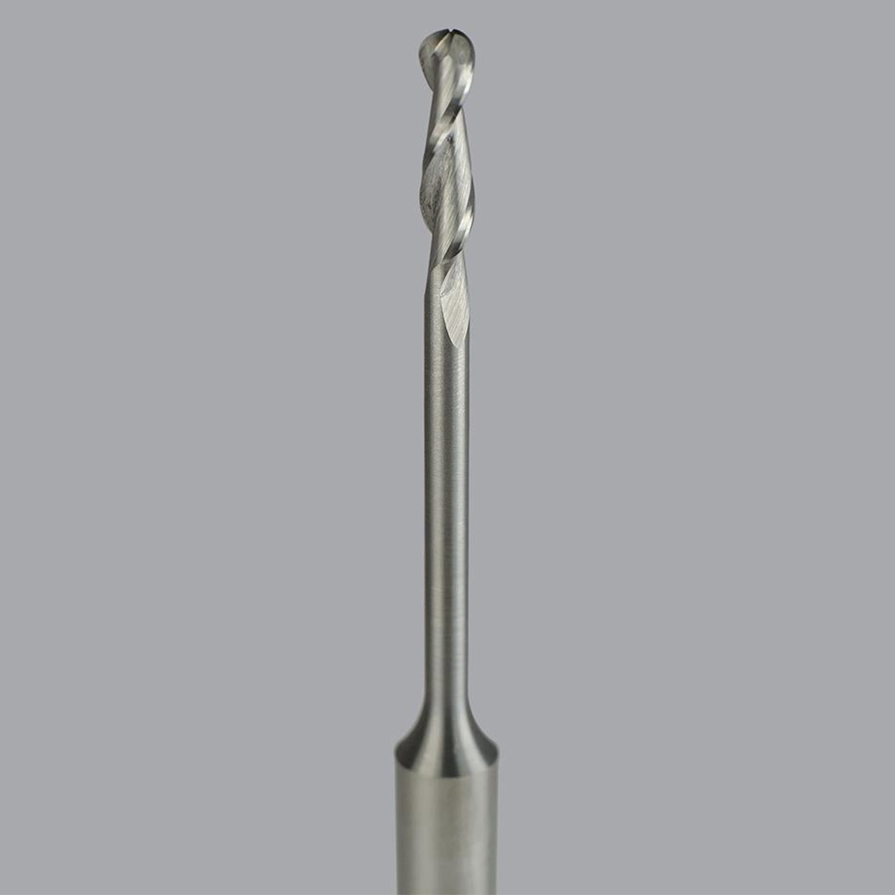 Onsrud 52-244B | 0.125" Diameter x 0.125" Shank x 0.500" LOC x 2.000" OAL 2 Flute Solid Carbide Miniature Ball Deburring End Mill