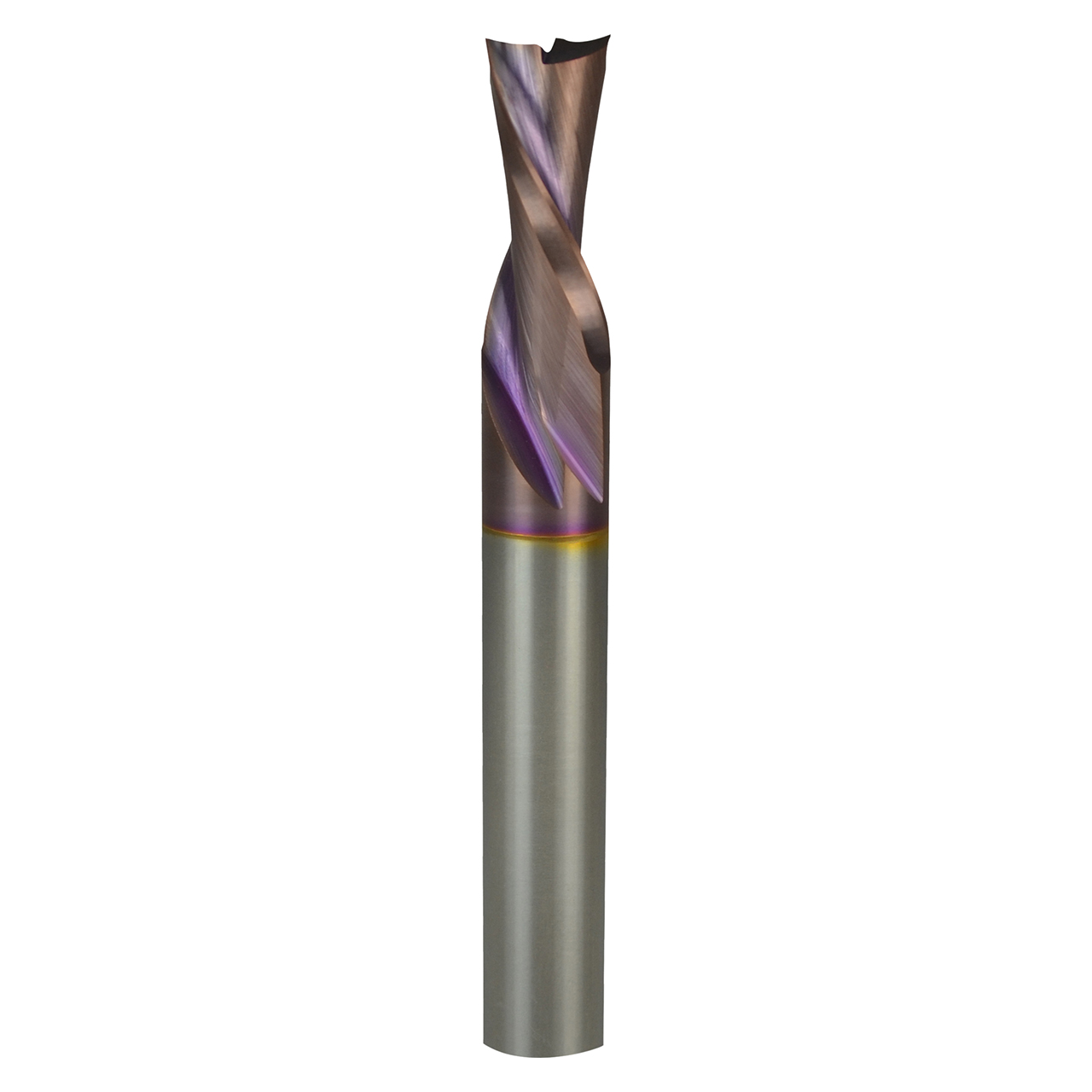 Onsrud 57-278MD | 0.250" Diameter x 0.250" Shank x 0.375" LOC x 2.500" OAL 2 Flute Solid Carbide Spiral Router Bit