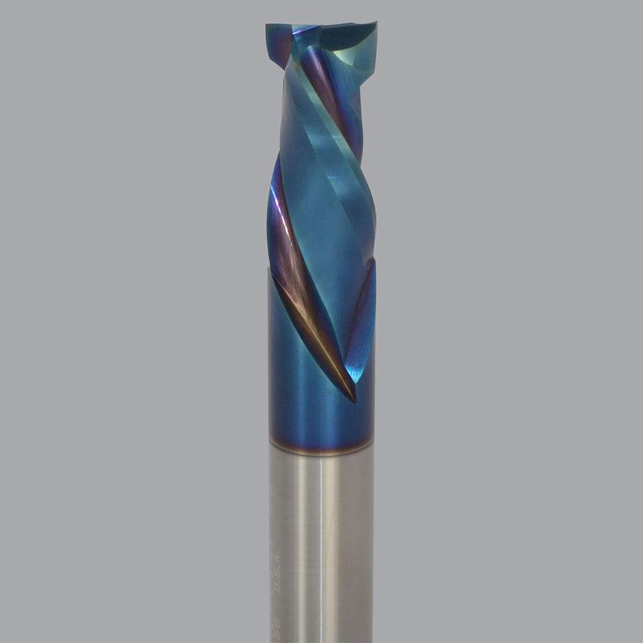 Onsrud 60-123PLR | 0.375" Diameter x 0.375" Shank x 0.875" LOC x 3.000" OAL 2 Flute Solid Carbide Spiral Router Bit