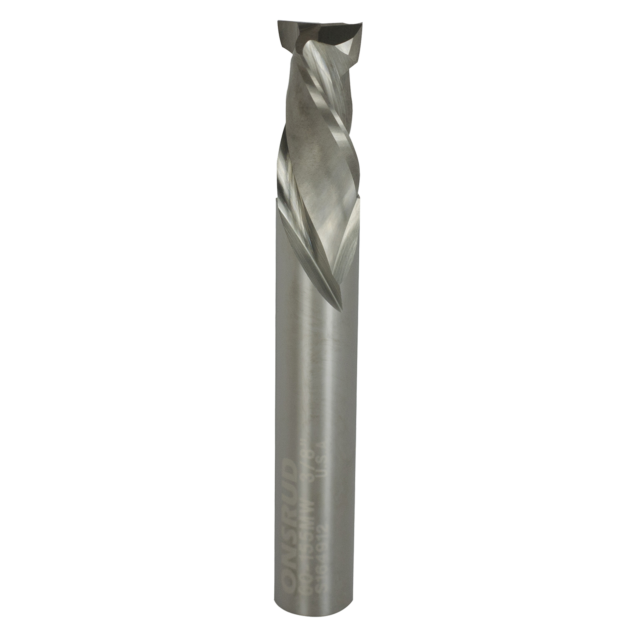 Onsrud 60-155MW | 10.000" Diameter x 10.000" Shank x 22.000" LOC x 76.000" OAL 2 Flute Solid Carbide Spiral Router Bit