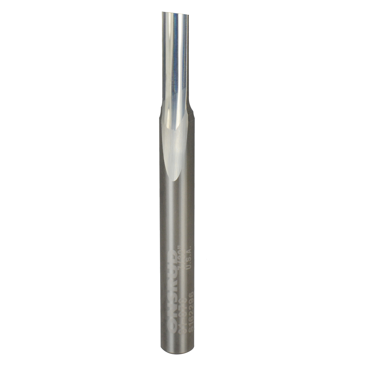 Onsrud 61-070 | 0.219" Diameter x 0.250" Shank x 0.625" LOC x 2.500" OAL Single Flute Solid Carbide Straight Router Bit