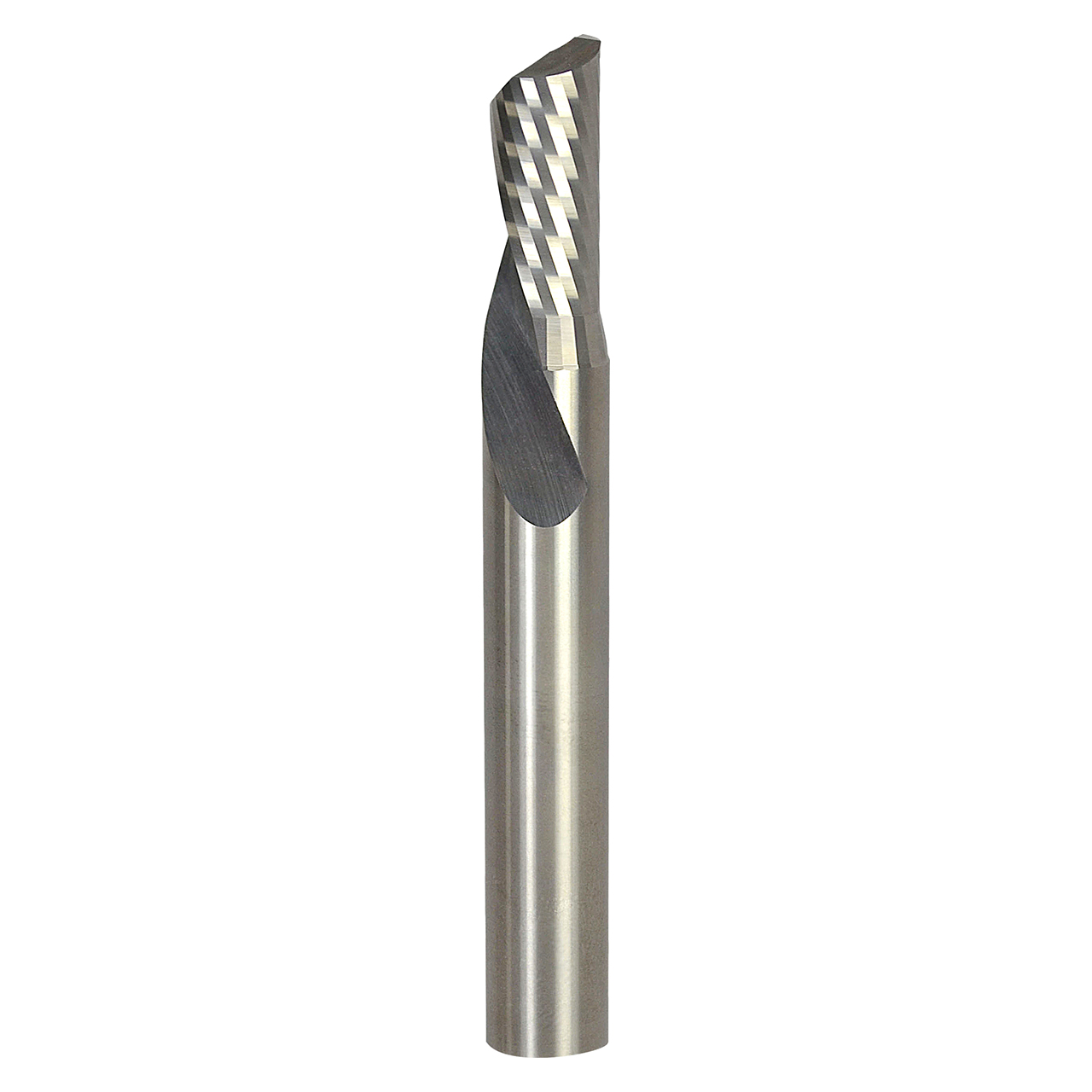 Onsrud 62-624 | 0.250" Diameter x 0.250" Shank x 1.250" LOC x 3.000" OAL Single Flute Solid Carbide Spiral Router Bit