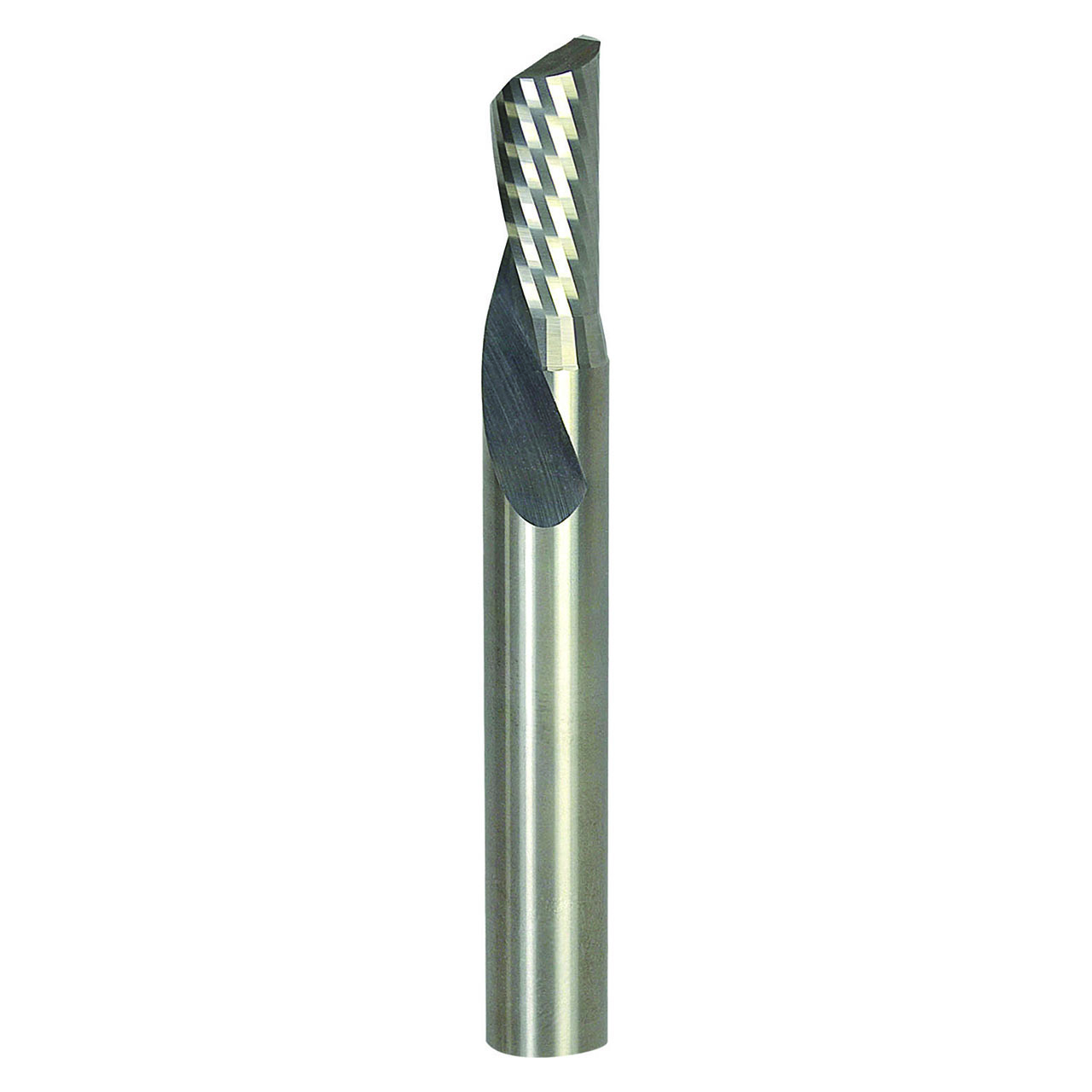 Onsrud 62-626 | 0.375" Diameter x 0.375" Shank x 1.125" LOC x 3.000" OAL Single Flute Solid Carbide Spiral Router Bit