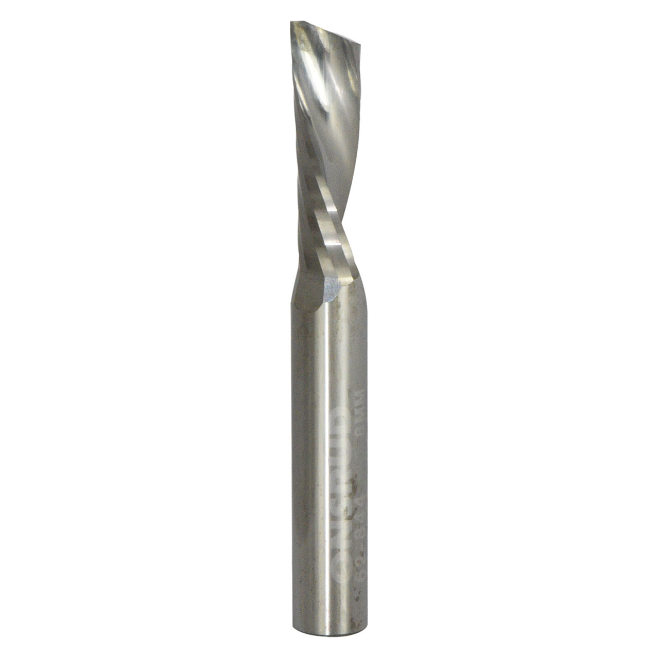 Onsrud 62-844 | 8.000" Diameter x 8.000" Shank x 25.000" LOC x 64.000" OAL Single Flute Solid Carbide Spiral Router Bit