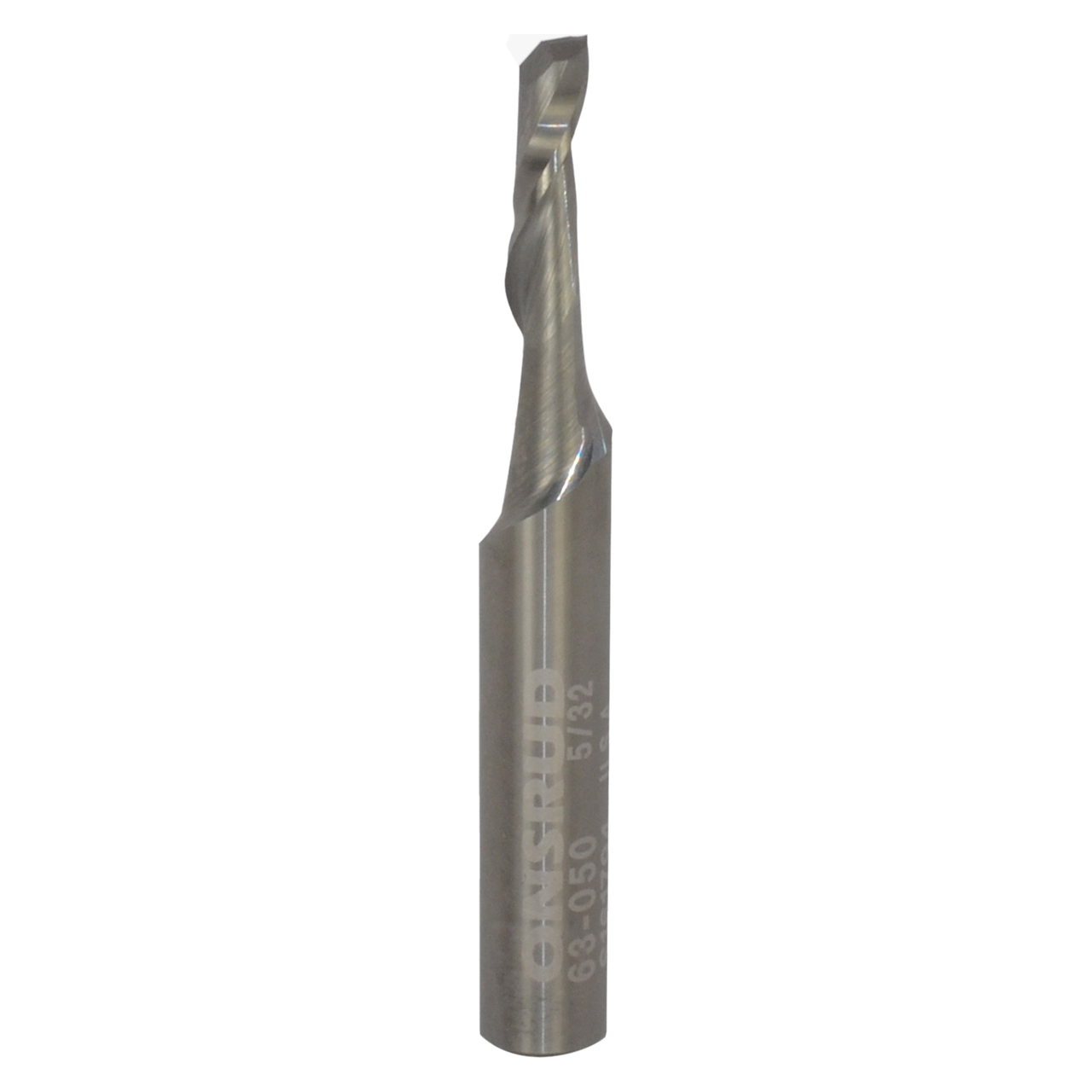 Onsrud 63-050 | 0.156" Diameter x 0.250" Shank x 0.563" LOC x 2.000" OAL Single Flute Solid Carbide Spiral Router Bit