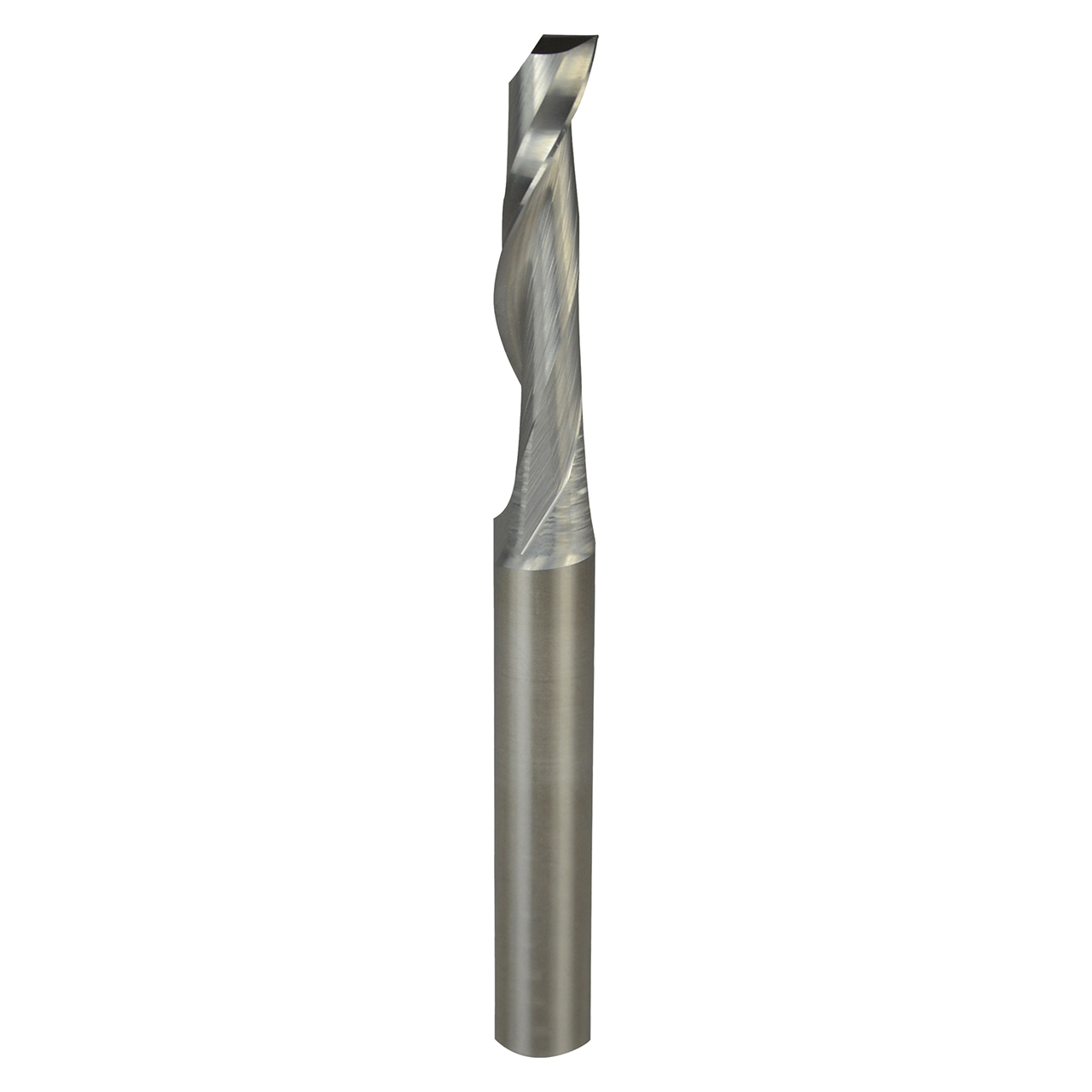 Onsrud 63-280 | 0.250" Diameter x 0.250" Shank x 0.875" LOC x 2.500" OAL Single Flute Solid Carbide Spiral Router Bit