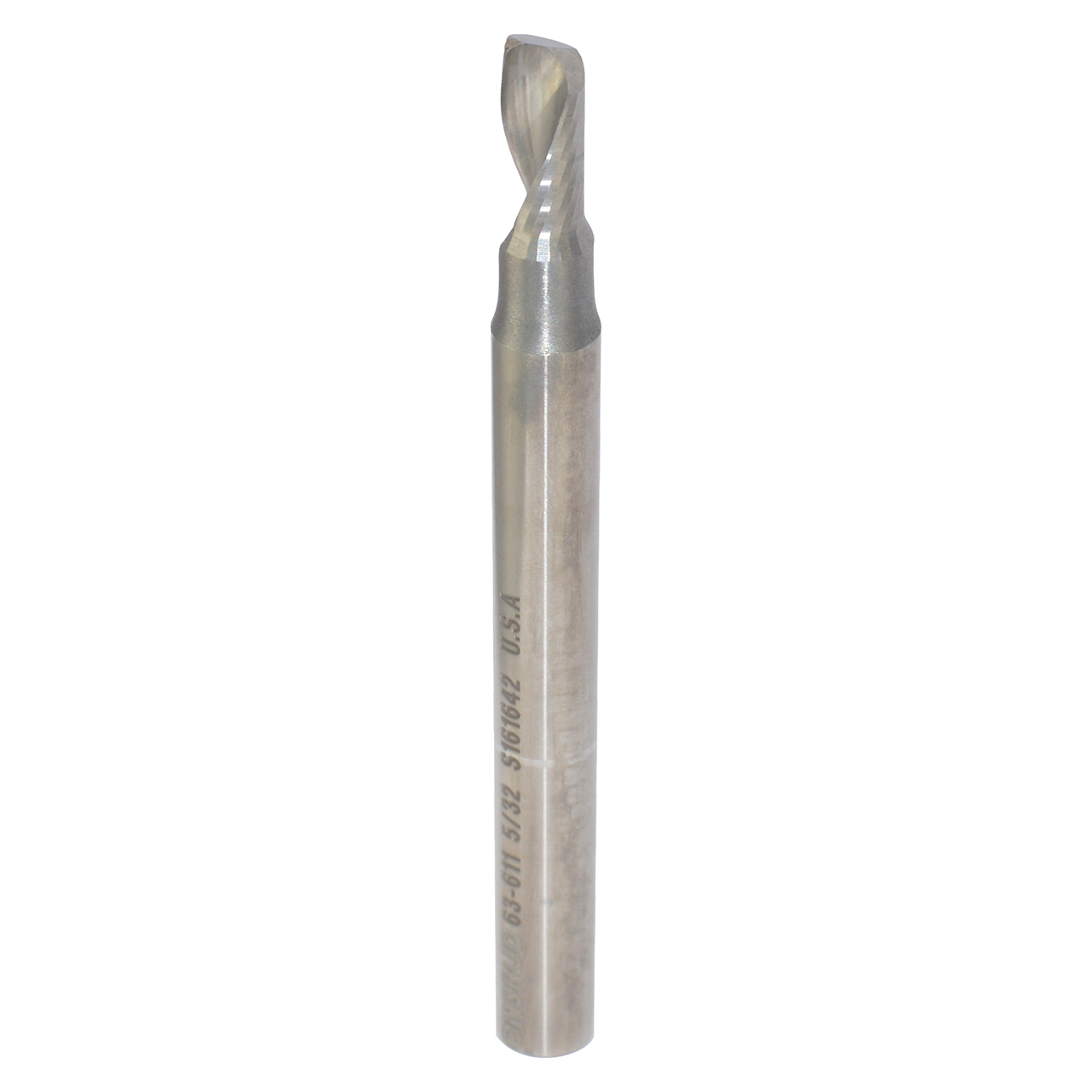 Onsrud 63-611 | 0.156" Diameter x 0.188" Shank x 0.313" LOC x 2.000" OAL Single Flute Solid Carbide Spiral Router Bit