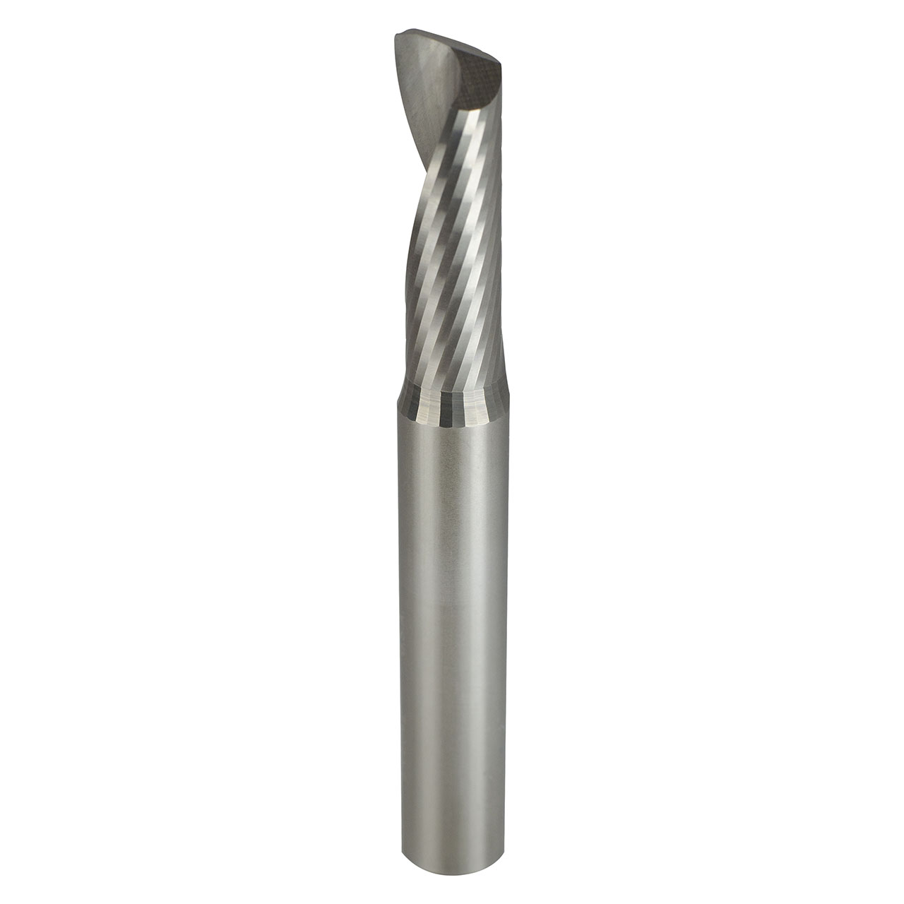 Onsrud 63-626 | 0.375" Diameter x 0.375" Shank x 1.125" LOC x 3.000" OAL Single Flute Solid Carbide Spiral Router Bit
