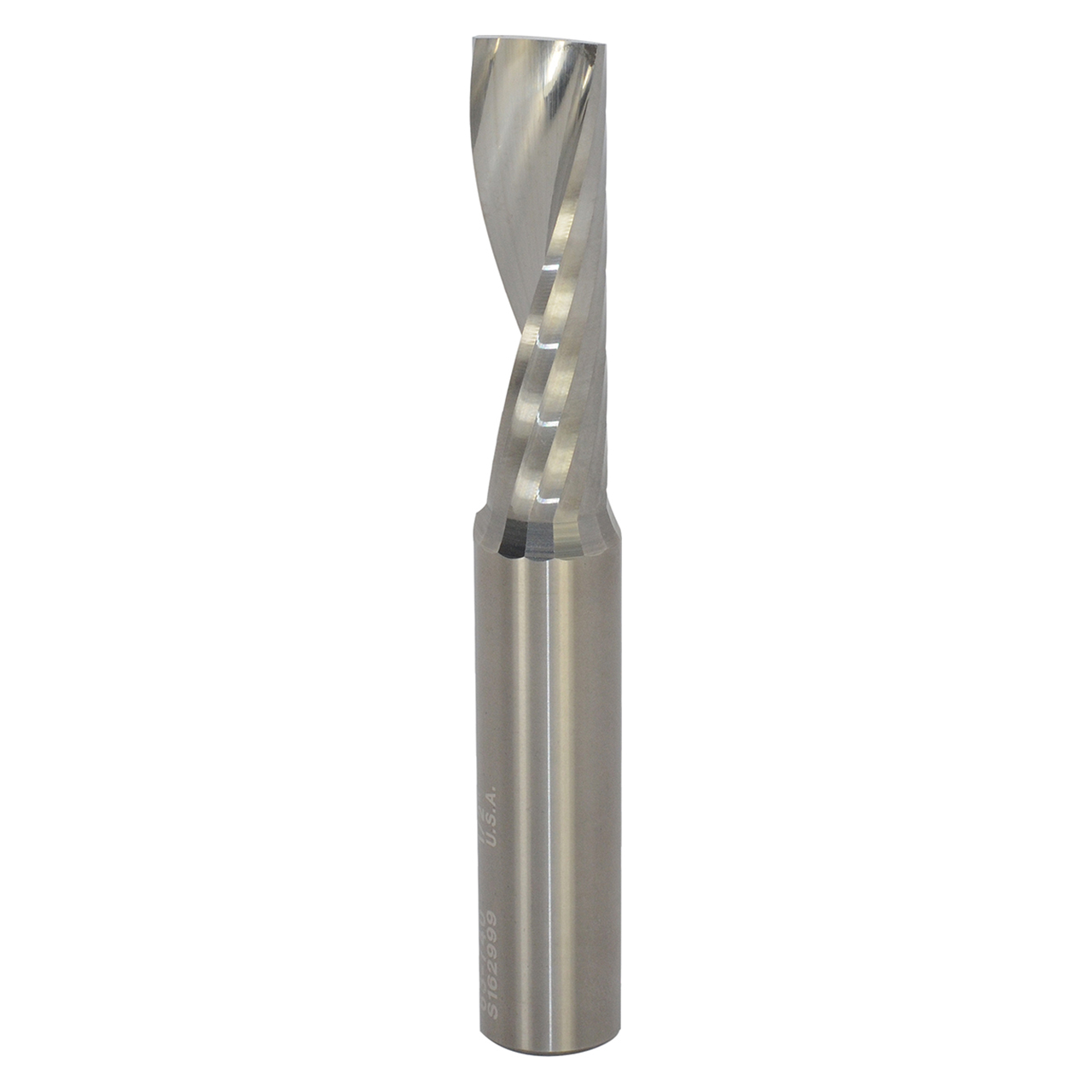 Onsrud 63-745 | 0.375" Diameter x 0.375" Shank x 1.625" LOC x 3.500" OAL Single Flute Solid Carbide Spiral Router Bit