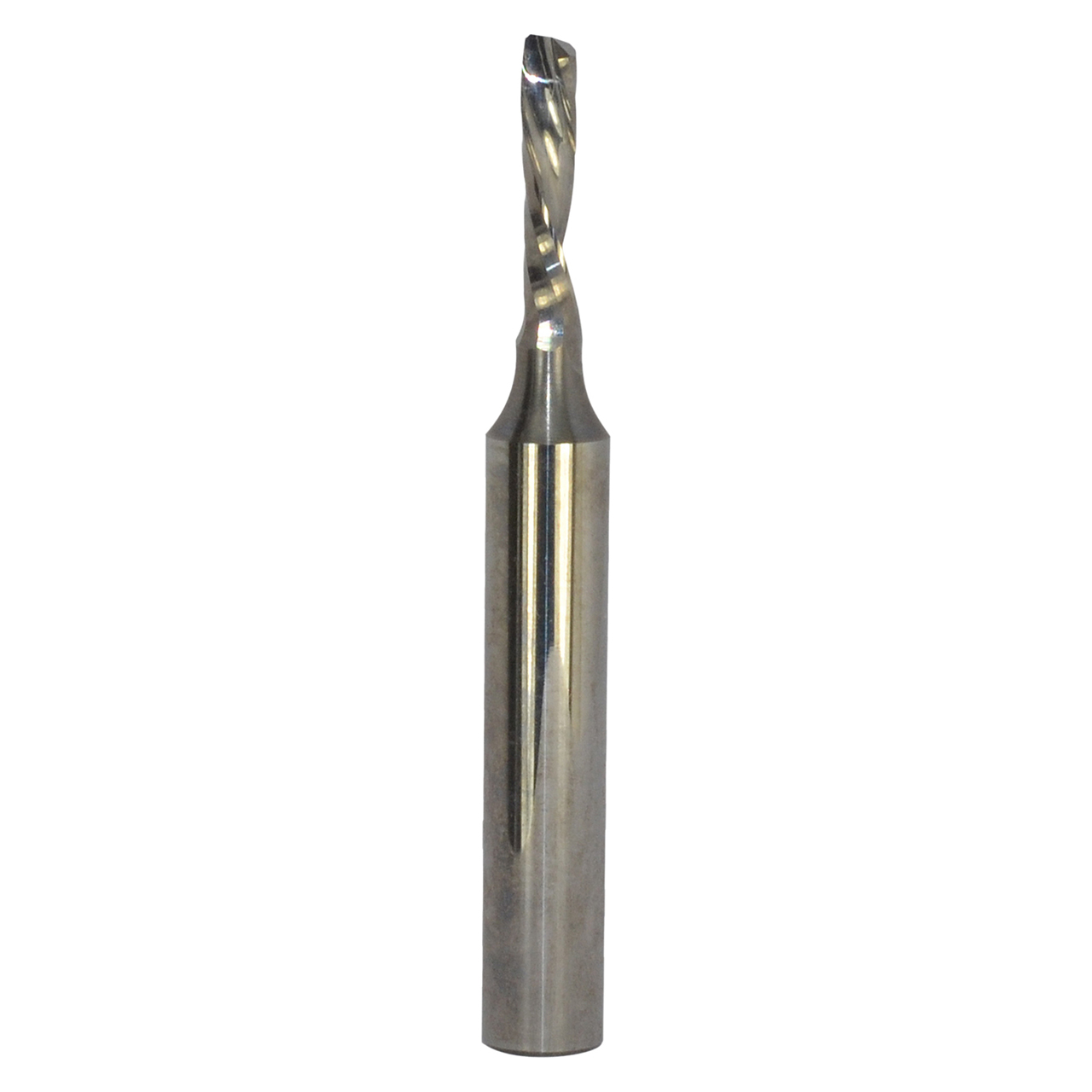 Onsrud 64-012 | 0.125" Diameter x 0.250" Shank x 0.500" LOC x 2.000" OAL Single Flute Solid Carbide Spiral Router Bit