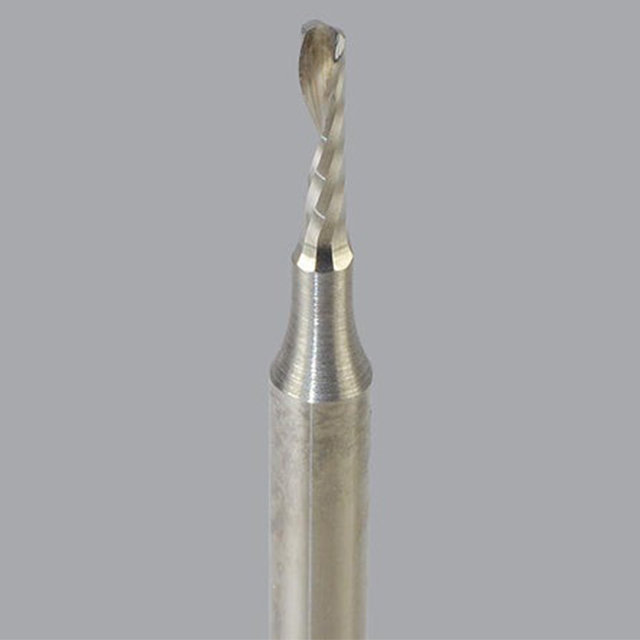 Onsrud 65-023M | 6.000" Diameter x 6.000" Shank x 16.000" LOC x 64.000" OAL Single Flute Solid Carbide Spiral Router Bit