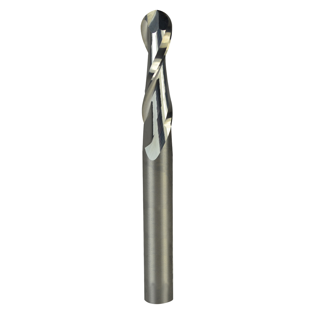 Onsrud 65-240B | 0.313" Diameter x 0.313" Shank x 1.125" LOC x 3.000" OAL 2 Flute Solid Carbide Miniature Ball Deburring End Mill